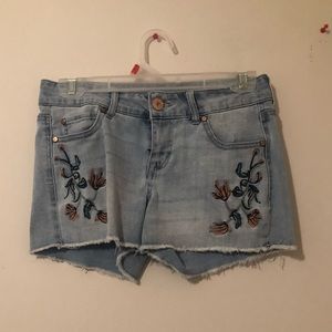 3/$15 Denim Shorts with Embroidery